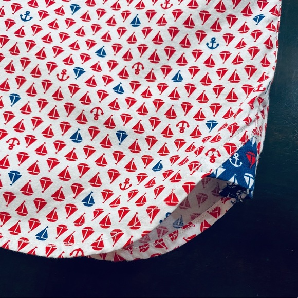 TukTuk SAILBOATS RED - BOYS SHORT SLEEVE Size 7-8 - Picture 11 of 11